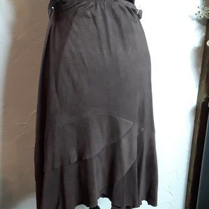 Coco Bianco Women's Brown Moleskin skirt: NEW / Size Small